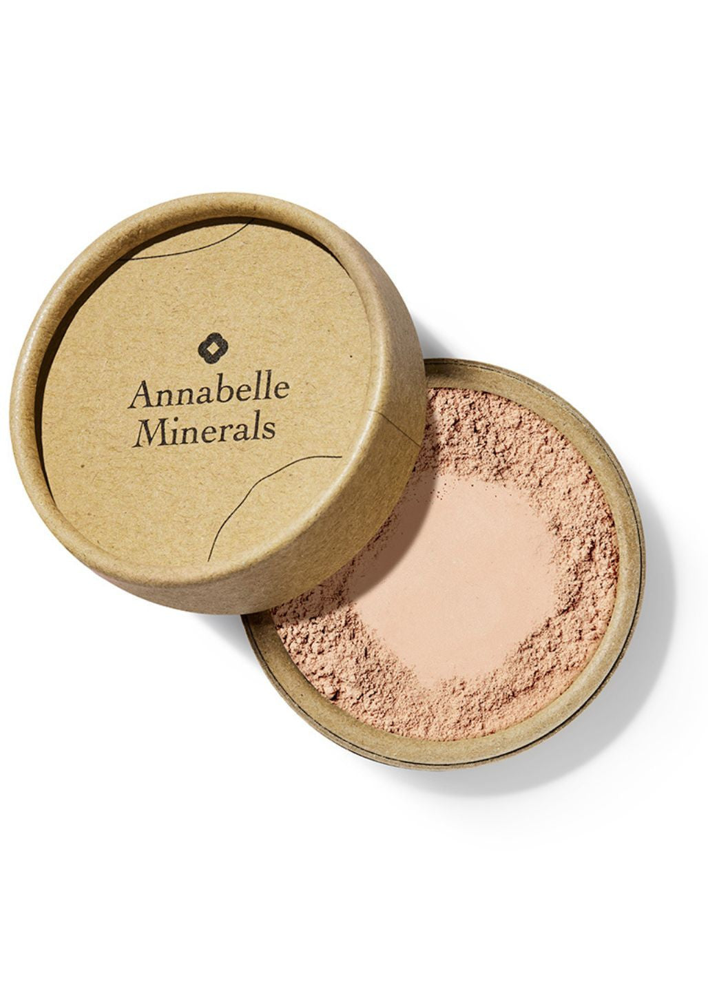Wkład mineralnego podkładu kryjącego Annabelle Minerals w papierowym opakowaniu